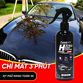 Bình Xịt Phủ Sơn Đánh Bóng Xe Máy, Xe Hơi - Bình Xịt Bảo Vệ Sơn Xe Hơi Cao Cấp - Nano 9H - Dung Tích 500ml