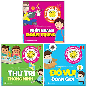 [Download Sách] Combo 3 Cuốn: Bộ Phát Triển Tư Duy Logic IQ (4074,77,79)