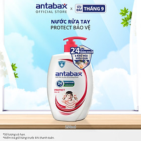 Nước Rửa Tay Bảo Vệ Da Kháng Khuẩn Antabax Protect Bảo Vệ 250ml