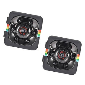 2x Mini DVR Camera HD Car Security Cam Dashboard Video Recorder Camcorder
