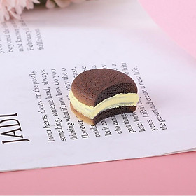 HN * Charm hình bánh macaron cắn dở cho các bạn trang trí vỏ ốp điện thoại, DIY