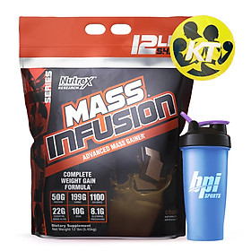 Combo Sữa Tăng cân Tăng cơ Mass Infusion từ Nutrex + Quà tặng