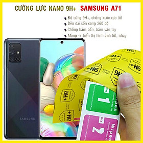 Dán cường lực dẻ nano 9H+ dành cho  Samsung Galaxy A71