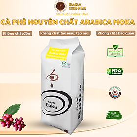 Cà Phê Nguyên Chất Baka - Moka (Bì 500g)