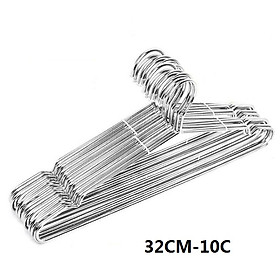 Mua Móc phơi quần áo bằng inox chống trượt 304 inox -5cái/10 cái