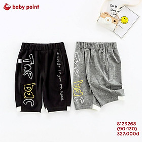 Quần Lửng Vải Thun Cotton Mát Lạnh Cho Bé Trai Phong Cách Năng Động