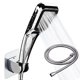 Mua Bộ  Vòi sen tăng áp nước tắm nóng lạnh được và Cao Cấp Dây sen  không cần đục lỗ đế cài