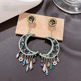 Khuyên Tai Chế Tác Thủ Công Ms Jewelry Phong Cách Hàn Quốc U008