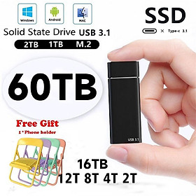 Ổ Cứng Ngoài SSD USB 3.1 Tốc Độ Cao Di Động Cho Máy Tính Để Bàn / Laptop 20TB 16TB 14TB 12TB 10TB 1TB 2TB