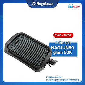 Bếp Nướng Điện 2 Mặt Nagakawa NAG3102 (2000W) - Hàng Chính Hãng
