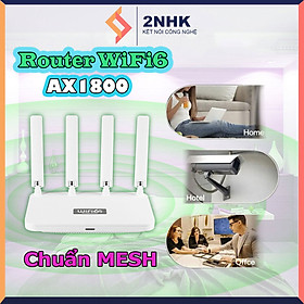 Mua Cục phát wifi6 tốc độ cao WR1800K  router wifi6 băng tần kép mesh tốc độ cao khả năng xuyên mạnh mẽ - Hàng chính hãng/Hàng nhập khẩu