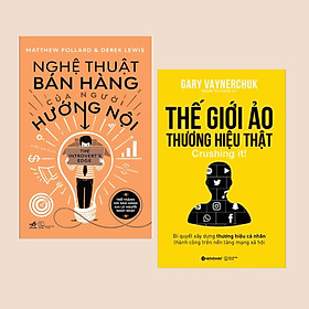 Combo Sách Marketing: Nghệ Thuật Bán Hàng Của Người Hướng Nội + Thế Giới Ảo, Thương Hiệu Thật - (Cuốn Sách Truyền Cảm Hứng / Tạo Động Lực)