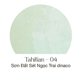 Mua Sơn Đất Sét Ngọc Trai dinaco dòng TAHITIAN hiệu ứng ngọc trai phát sáng sang trọng tự nhiên