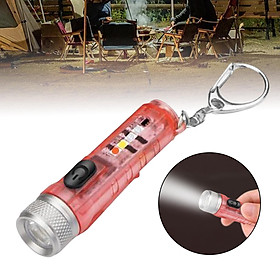 2x Lightweight Keychain Mini Flashlight Torch for Hiking Running Backpacking