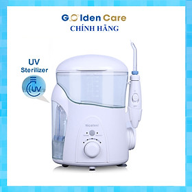 Máy tăm nước gia đình Nicefeel FC288 chính hãng, có chức năng massage, có hộp khử trùng đầu phun bằng tia UV, áp lực nước 30~125psi