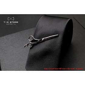 Kẹp cà vạt nam bản nhỏ ( 5cm), Kẹp Cavat hình cây kéo cao cấp - tặng kèm hộp nhỏ