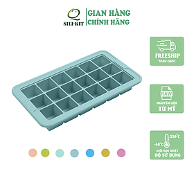 Mua Khay làm đá bằng silicone - Xanh mint