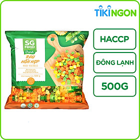 Rau hỗn hợp SG Food Đông Lạnh 500g