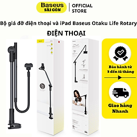 Bộ giá đỡ điện thoại và iPad Baseus Otaku Life Rotary (Adjustment Lazy holder for 4.7 - 12.9 inches Smartphone/ Tablet/ iPad)- Hàng chính hãng