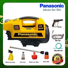 Máy rửa xe mini lõi đồng tặng bình xà phòng