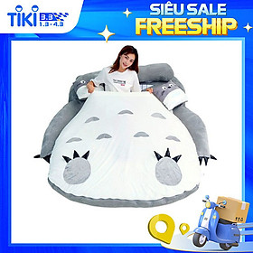 Mua Giường lười Totoro  Đệm Ngủ Hình Thú Gấp Gọn Thông Minh thay thế giường vào mùa đông - A13