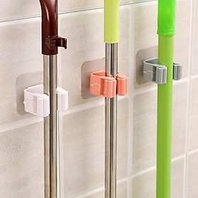 Mua Móc dán tường kẹp giữ cây lau nhà  móc treo chổi chịu lực 6kg