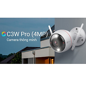 Camera Ip Wifi Ezviz C3W Pro Siêu Nét 4Mp Super HD 1440p Ngoài Trời Full Màu Đêm Đàm Thoại 2 Chiều- Hàng Chính Hãng