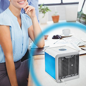 Mua Combo máy điều hòa mini bằng hơi nước  tạo độ ẩm  sản xuất theo công nghệ ion không khí kèm tinh dầu chiết xuất từ thiên nhiên