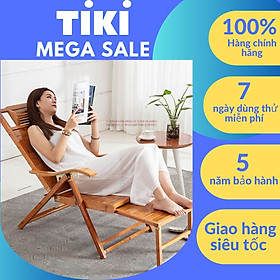 Ghế Bập Bênh Tre  Thư Giãn Cao Cấp Có Massage Chân