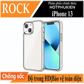 Ốp lưng chống sốc trong suốt cho iPhone 13 6.1 inch hiệu Rock Space Protective Case siêu mỏng 1.5mm độ trong tuyệt đối, chống trầy xước, chống ố vàng, tản nhiệt tốt - hàng nhập khẩu