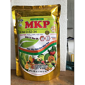 Mua Phân Bón Tứ Quý MKP  0 - 52 - 34 MONO POTASSIUM PHOSPHATE   Giúp Lá Mau Già  Thúc Đẩy Phân Hóa Mầm Hoa (Túi 1kg)