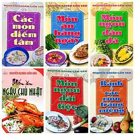 Hình ảnh Sách - Trọn Bộ Các Món Ngon Điểm Tâm - Đãi Tiệc - Dân Dã - Ngày Chủ nh ật -Bánh & Các Món Tráng Miệng - Món Ăn Hàng Ngày