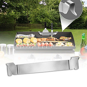 Grill Barbecue Tool Spatula Rack Anti Rust Space Saving Smooth and Shiny Surface Accessories Stainless Steel for Cooking, Barbecue, Baking