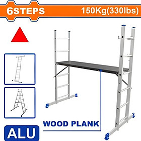 THANG GIÀN GIÁO 6 BẬC WADFOW WLDS106 - HÀNG CHÍNH HÃNG