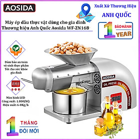 Mua Máy ép dầu thực vật dùng cho gia đình  quán ăn. Thương hiệu Anh Quốc cao cấp Aosida - 888. Hàng chính hãng