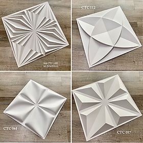 Mua COMBO 10 TẤM ỐP TƯỜNG PVC IN HOA 3D