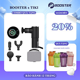 Máy massage cầm tay mini Booster MINI 2 - Cảm biến lực đấm Ai - Màu đen