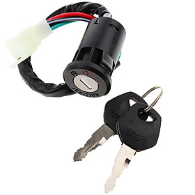 Motorcycle Ignition Switch Lock Set Lock Key fit for  CG125 ZJ125 ATV