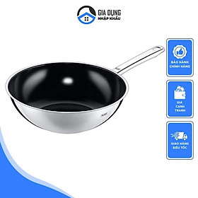 Chảo Chống Dính Sâu Lòng Bếp Từ Silit Wuhan 28cm, Nhập Đức, Chất Liệu Thép Không Gỉ, Dùng Cho Mọi Loại Bếp, Nhập Đức