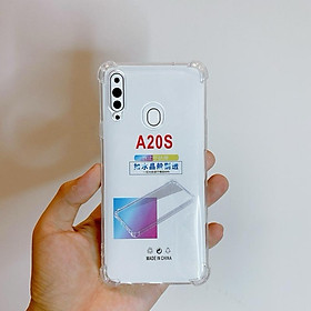 Ốp lưng cho SS A20S - Nhựa dẻo - Trong suốt - Chống sốc - Bảo vệ điện thoại