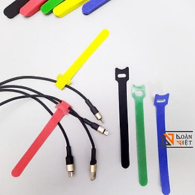 Mua COMBO 2/5 dây cuộn THẮT RÚT KHOÁ thu gọn các loại dây Cáp  Dây Điện Thoại  Tai Nghe. Sử dụng ĐA NĂNG