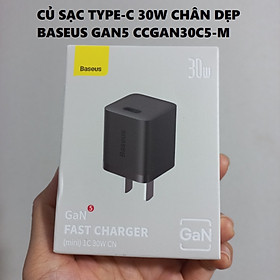 Mua Củ sạc nhanh mini 30W  1 cổng type C Baseus GaN5 CCGAN30E5-M _ Hàng chính hãng
