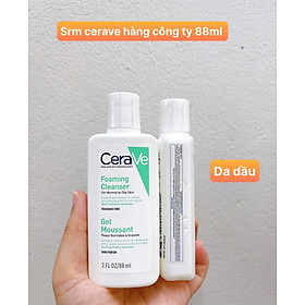 Sữa rửa mặt dịu nhẹ cho da dầu cerave foaming cleanser 236ml