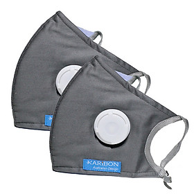 Combo 2 khẩu trang Karibon Maxair lọc bụi mịn, khử mùi