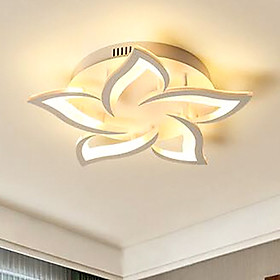 Đèn Mâm Ốp Trần 5 cánh Hiện Đại Led Trang Trí SM295