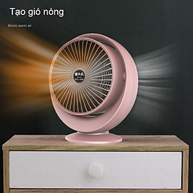 Mua Quạt Nóng Sưởi Ấm Mini Để Bàn Bionic Air Pink