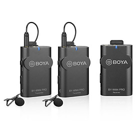 Mua MICRO THU ÂM BOYA BY-WM4 PRO-K2 (BỘ THU 2 MICRO) CHO ĐIỆN THOẠI  MÁY ẢNH  MÁY QUAY Hàng Chính Hãng