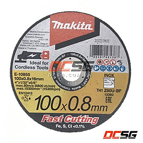 Đá cắt mỏng 100-125mm x 0.8mm Fast Cutting Makita (chọn phân loại) | DCSG