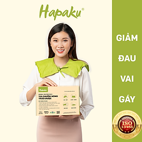 Túi chườm nóng thảo dược giảm đau vai gáy dùng lò vi sóng - Hapaku