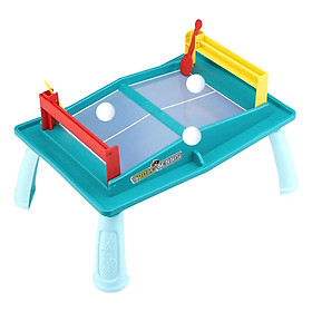 Games  Pong Table Educational Toys Portable for Gift Girls Blue